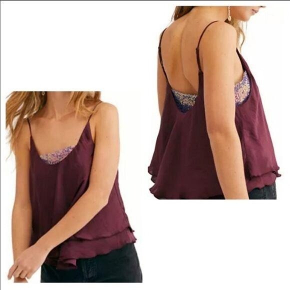 Free People Turn It On Cami Top, L, NWT - Picture 1 of 1